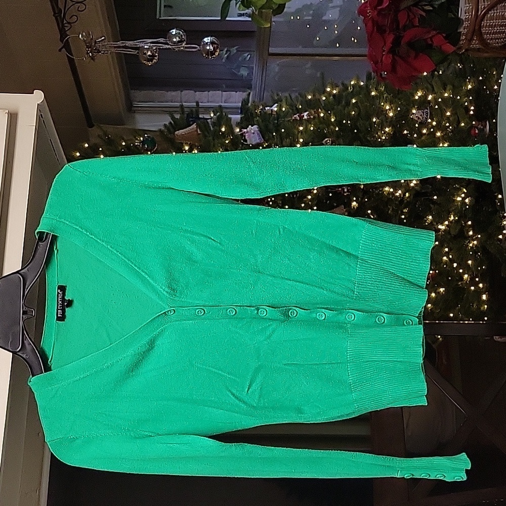 For Cynthia green sweater.